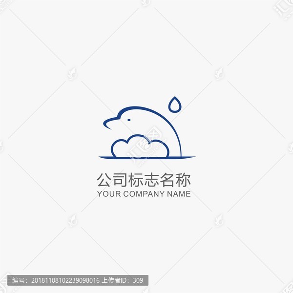 海豚標(biāo)志logo