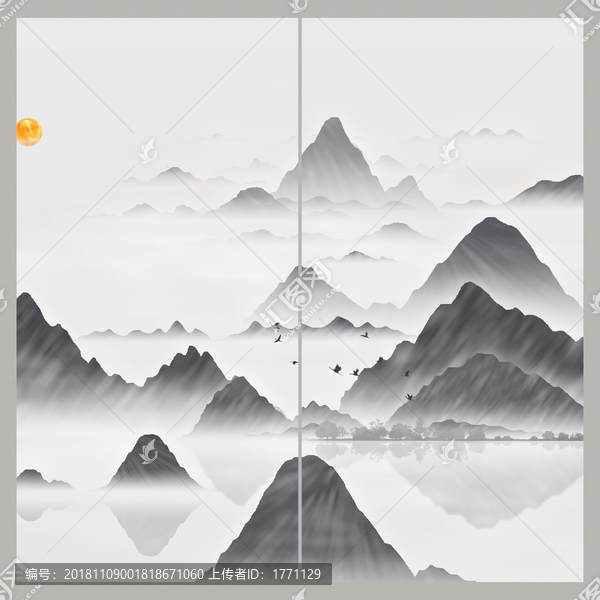 中國意境水墨
