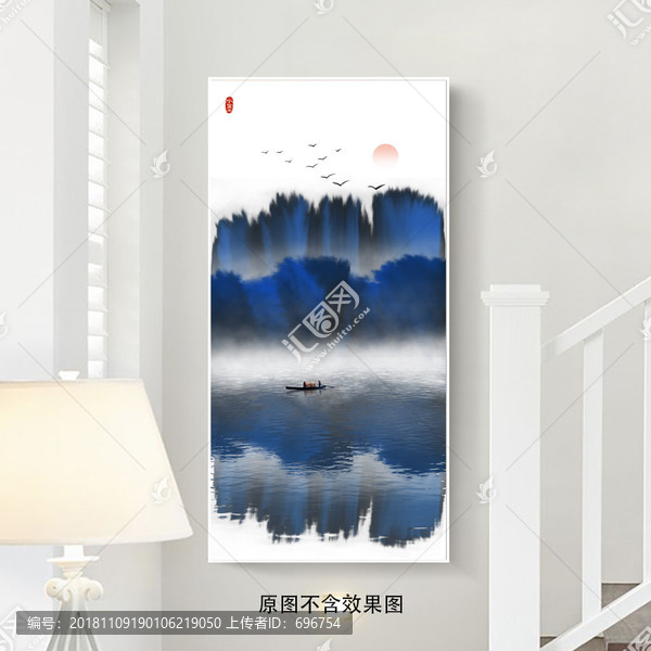 意境水墨山水装饰画