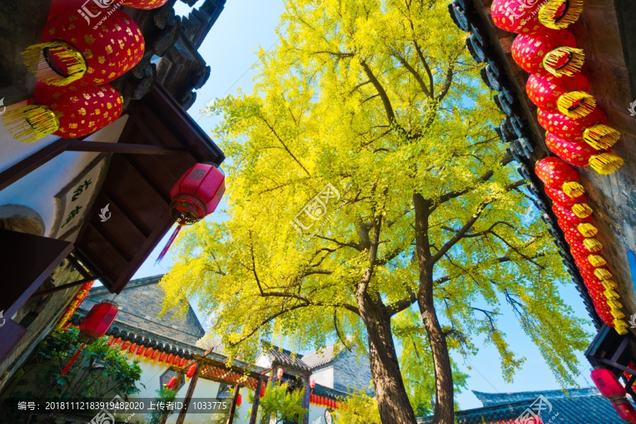 徐州户部山民俗博物馆秋景