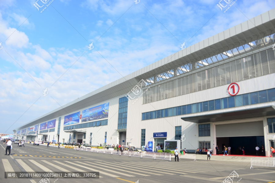 珠海航展展会场馆外景