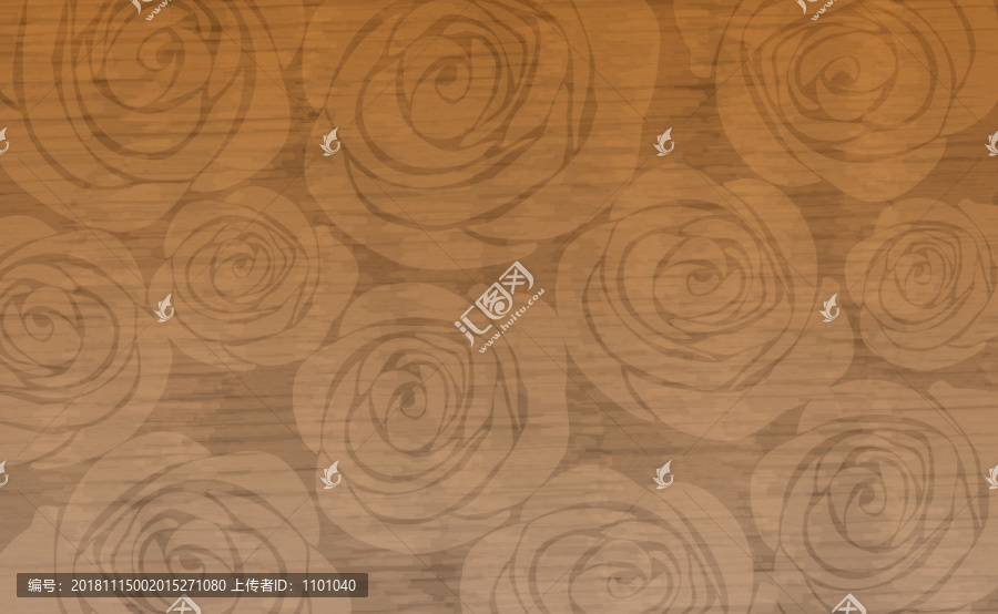 棕色復(fù)古玫瑰花地毯背景