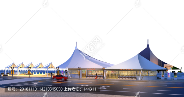張拉膜效果圖