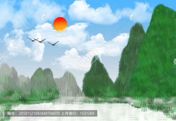 山水畫