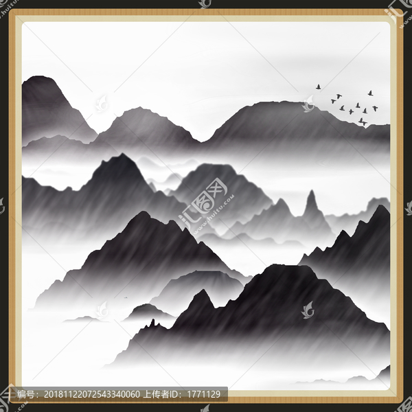 中國水墨裝飾畫