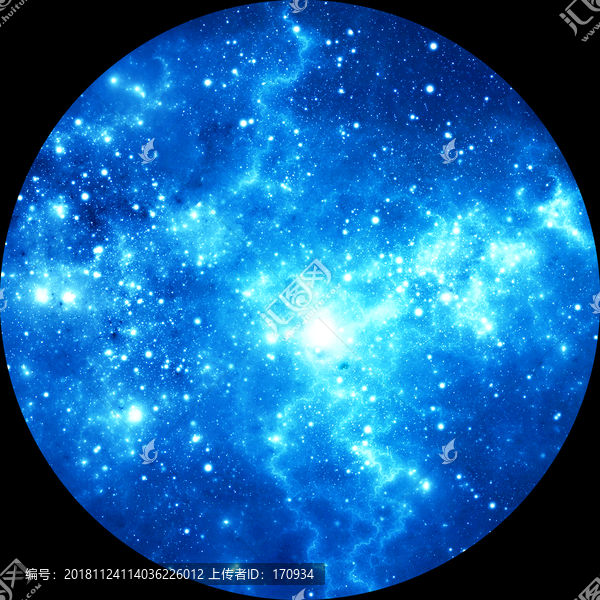 圓形星空吊頂圖案