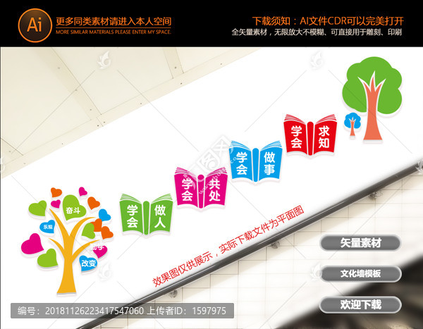 學(xué)校樓梯文化