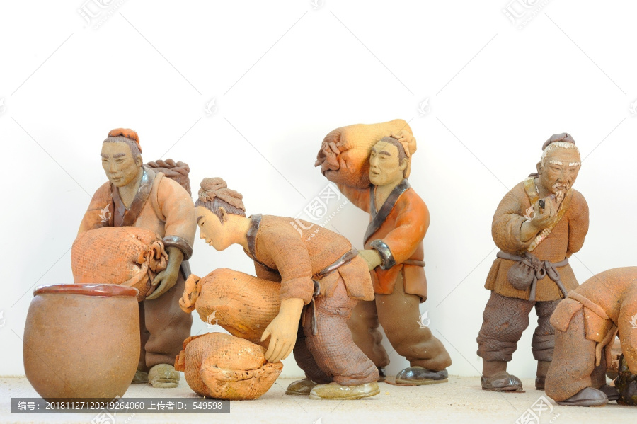 古代农业雕塑