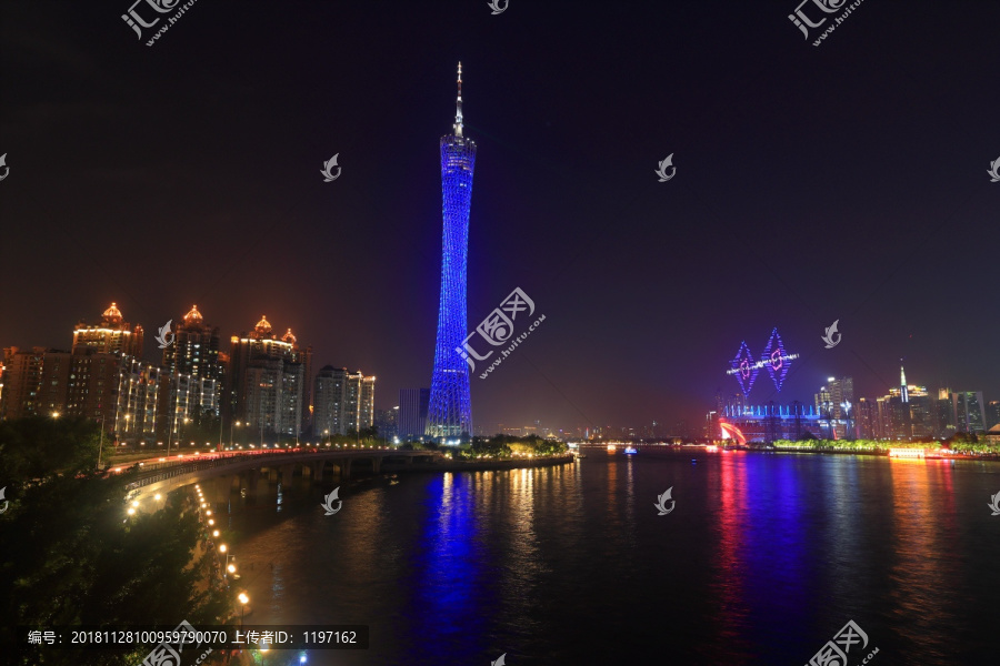 广州塔夜景