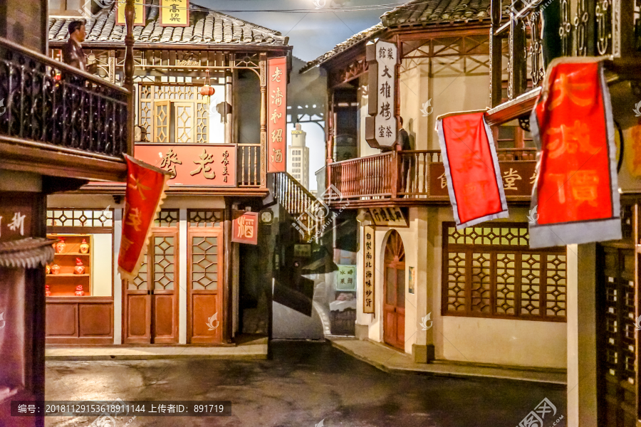 老上海生活场景素材