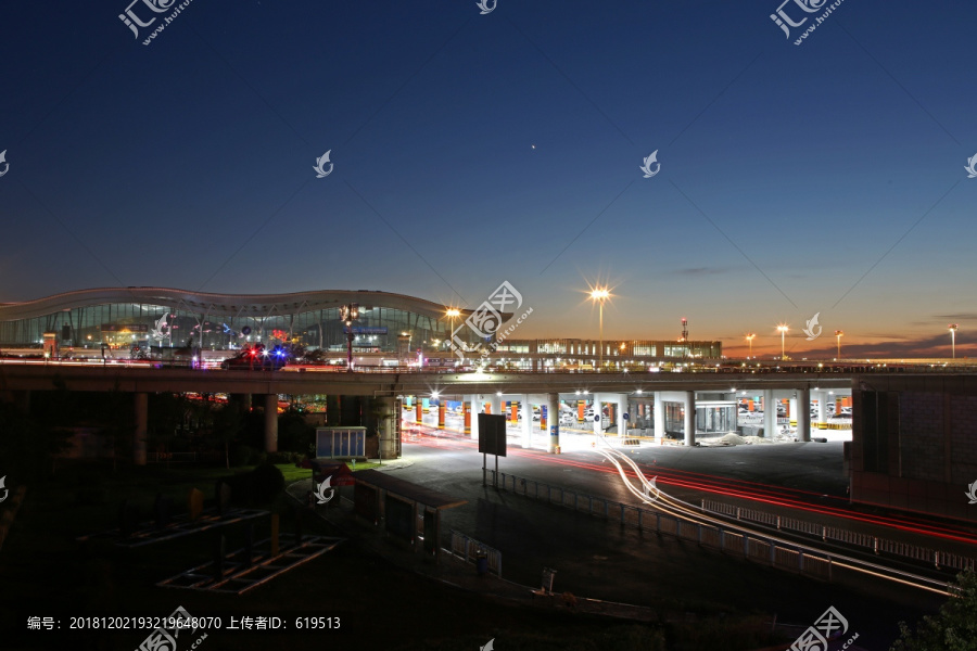 乌鲁木齐机场夜景