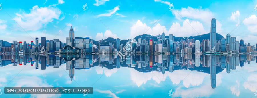 香港维多利亚港全景大画幅