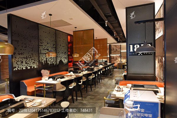 时尚概念餐厅设计韩国料理店