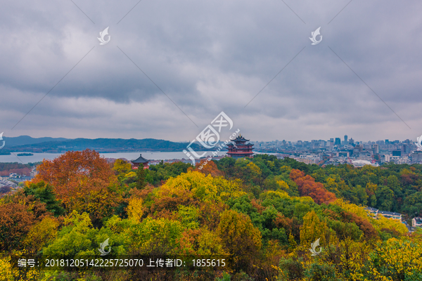 杭州西湖城隍阁城隍庙吴山