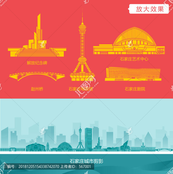 石家莊城市剪影