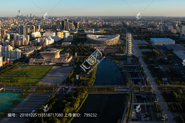 鸟瞰北京奥运村