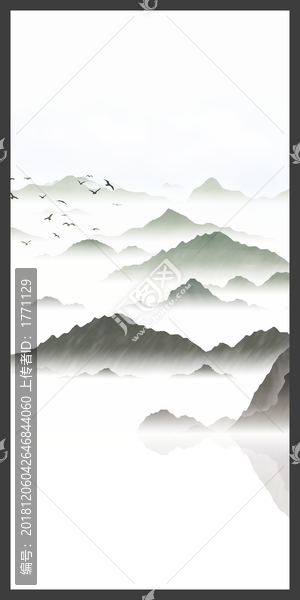 現(xiàn)代掛畫新中式水墨