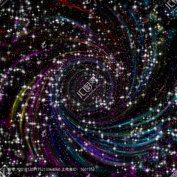 高清絢麗璀璨的宇宙星空裝飾畫