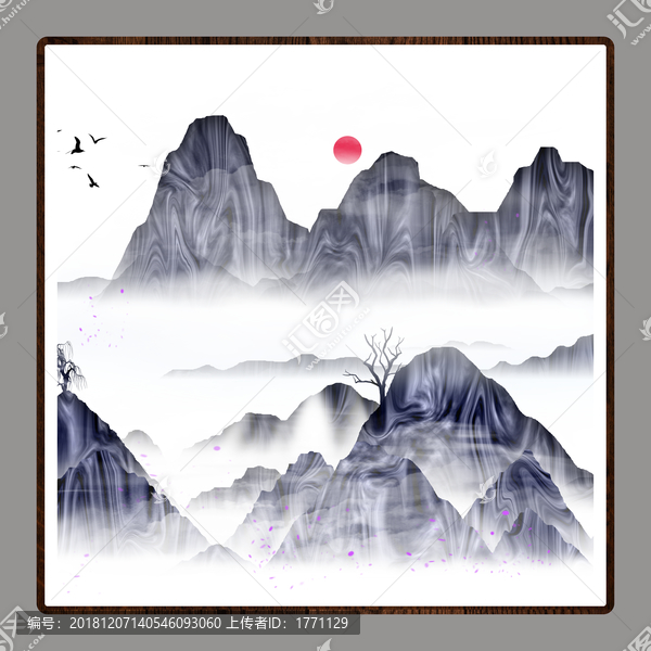 意境水墨掛畫