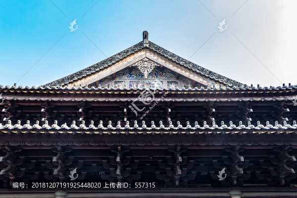 华林禅寺祖师殿建筑屋檐