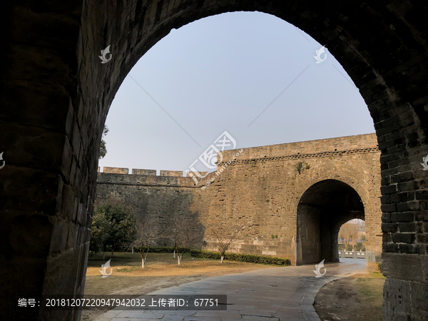 荆州古城墙城门洞