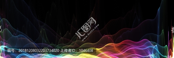 時尚彩色酷炫背景