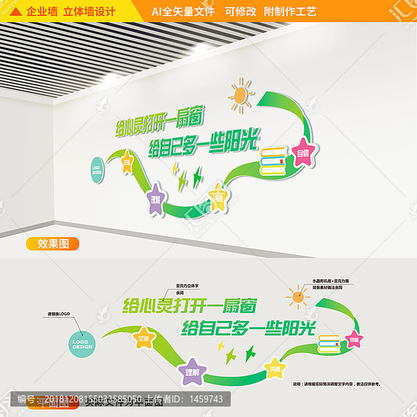 心理咨詢教室宣傳墻