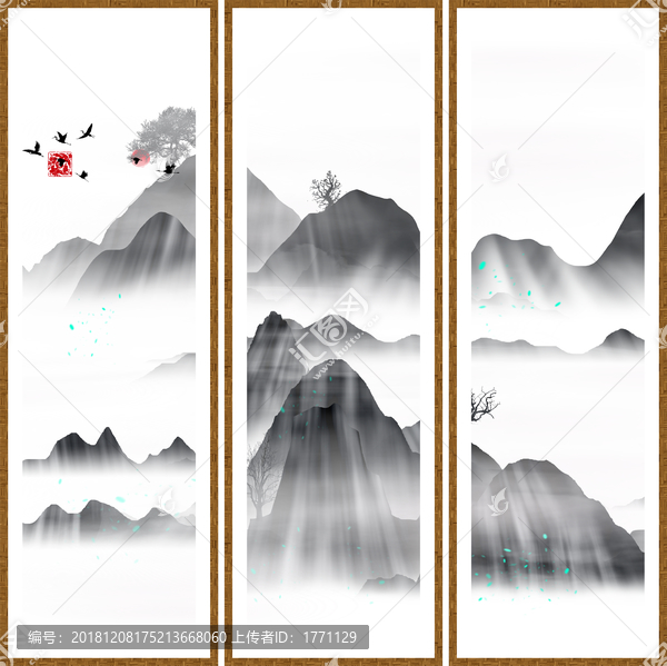 現(xiàn)代水墨掛畫