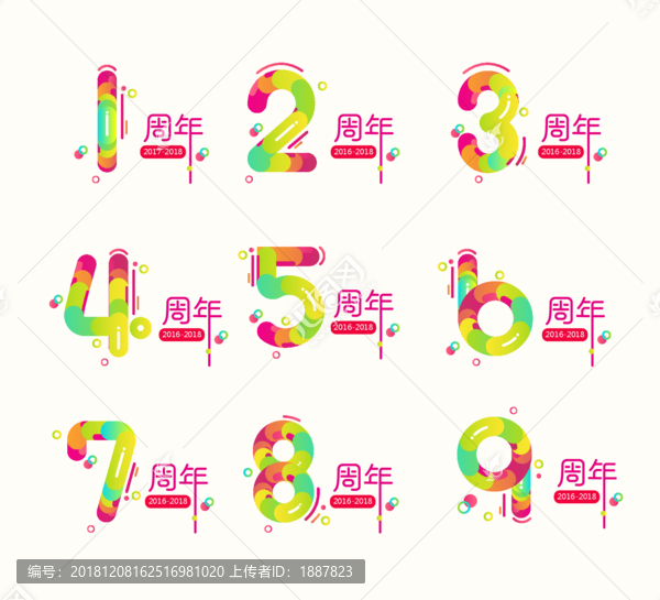 周年字體設計