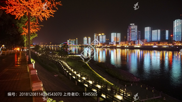 绵阳城市夜景