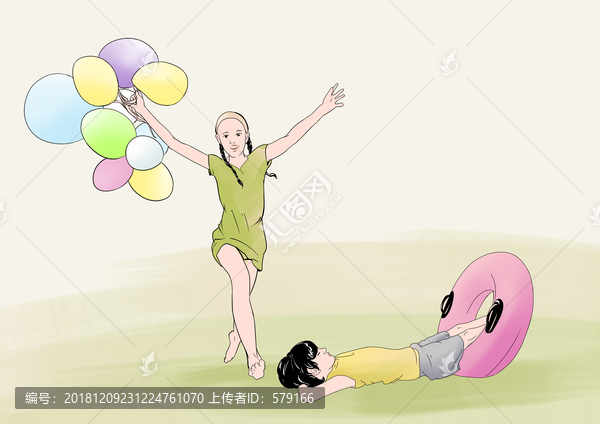 放氣球