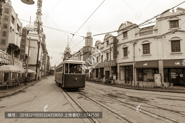 老上海街景