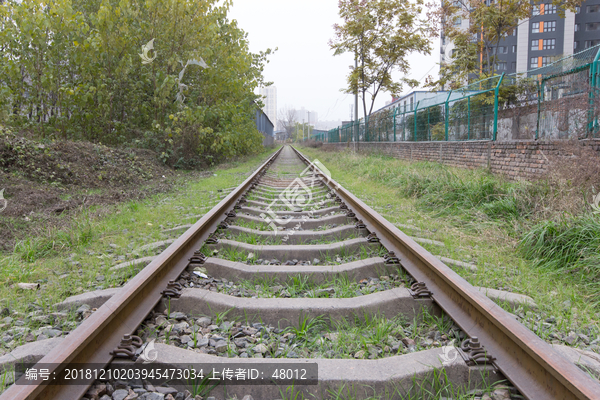 废旧的货运铁路