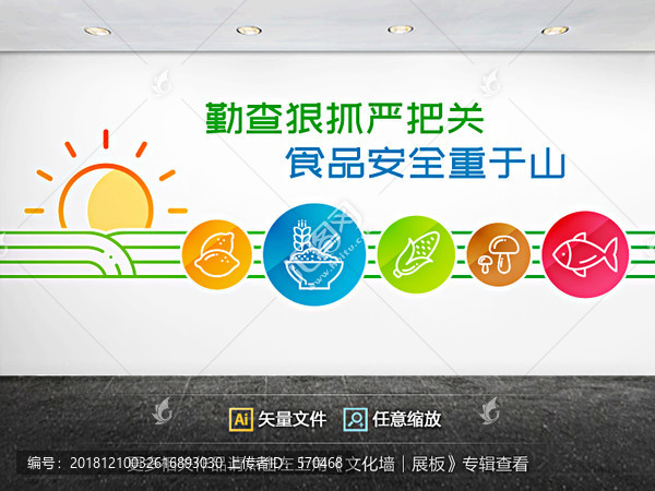 食堂文化墻