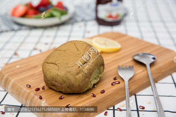 红豆燕麦面包欧包