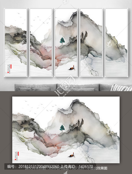 新中式水墨抽象畫(huà)