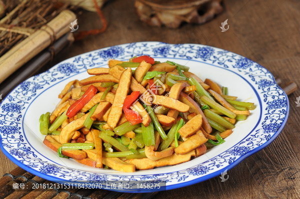 香芹炒豆干