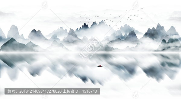 水墨山水畫(huà)
