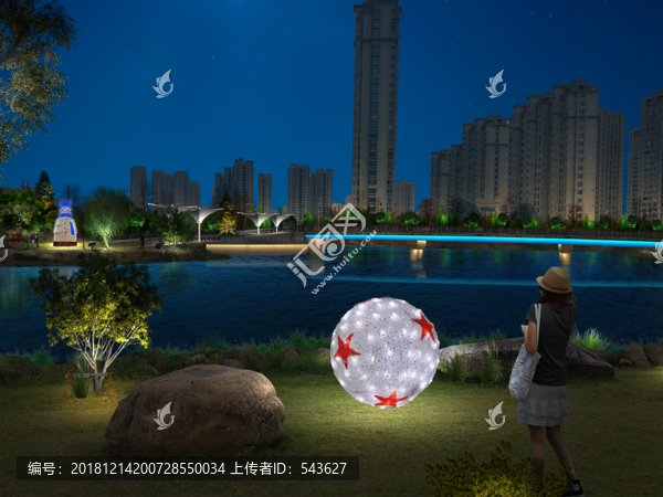 公園夜景設(shè)計(jì)