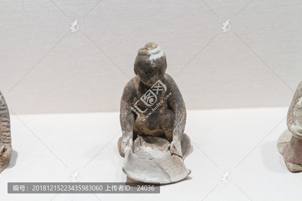 山东博物馆展品北朝陶俑