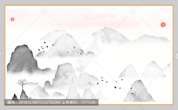 工藝裝飾水墨畫