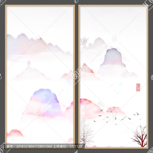意境禪意裝飾抽象畫