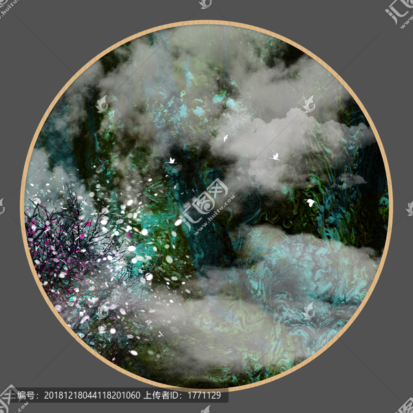 水墨裝飾掛畫