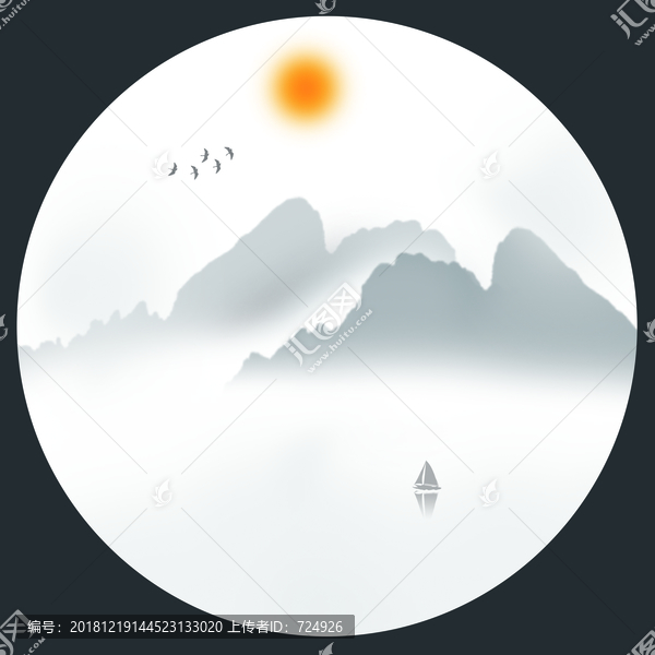 原創(chuàng)水墨畫