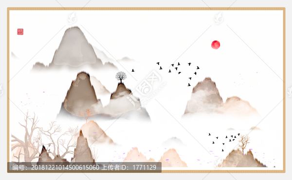 潑墨寫意抽象畫
