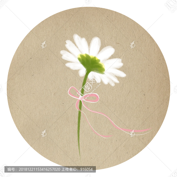 手繪雛菊