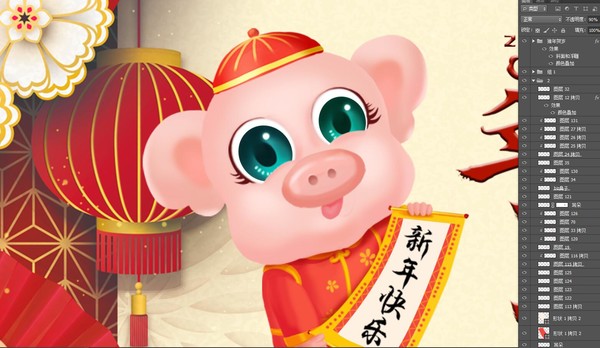2019豬年賀歲