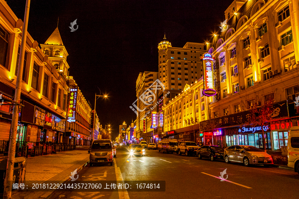 满洲里夜景