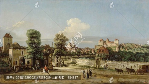 貝爾納多·貝洛托薩克森皮爾納風(fēng)景