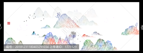 意境禪意裝飾抽象畫